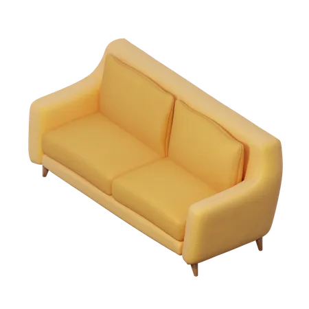 Sofa  3D Icon