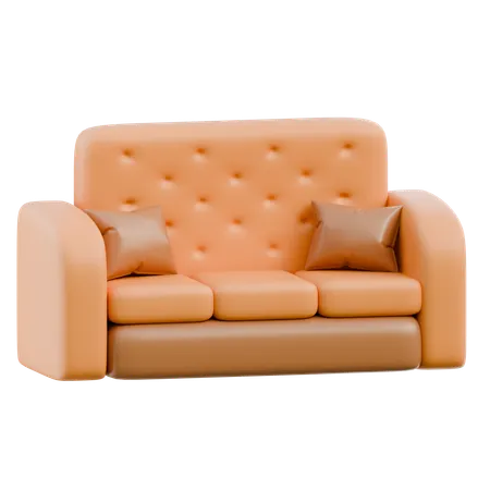 Sofa  3D Icon