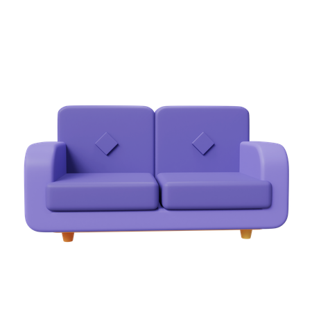 Sofa  3D Icon