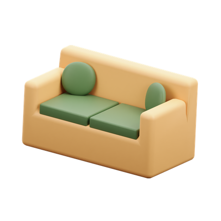 Sofa  3D Icon