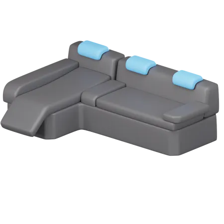 Sofa  3D Icon