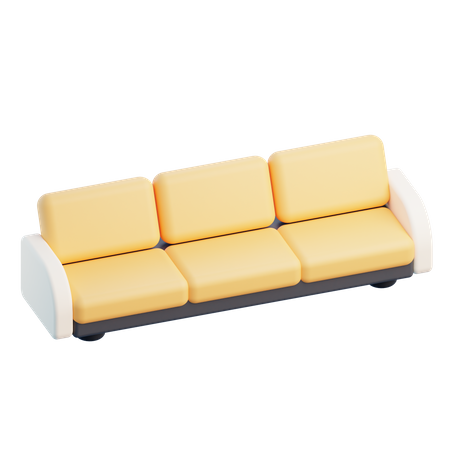 Sofa  3D Icon