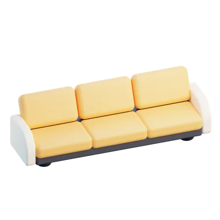 Sofa  3D Icon