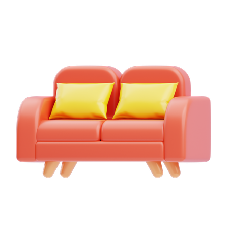 Sofa  3D Icon