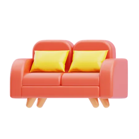 Sofa  3D Icon