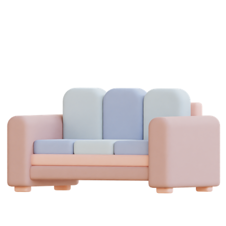 Sofa  3D Icon