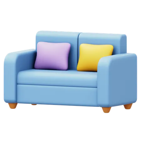 Sofa  3D Icon