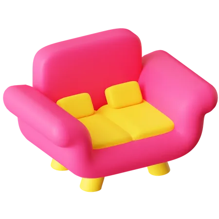 Sofa  3D Icon