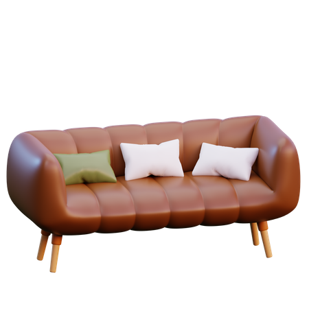 Sofa  3D Icon