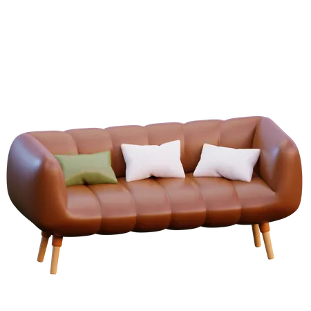 Sofa  3D Icon