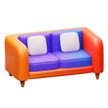 Sofa  3D Icon