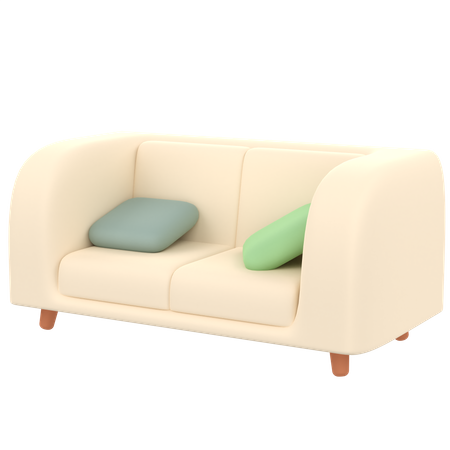 Sofa  3D Icon