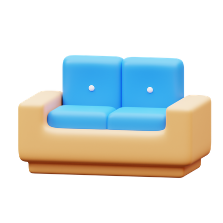 Sofa  3D Icon