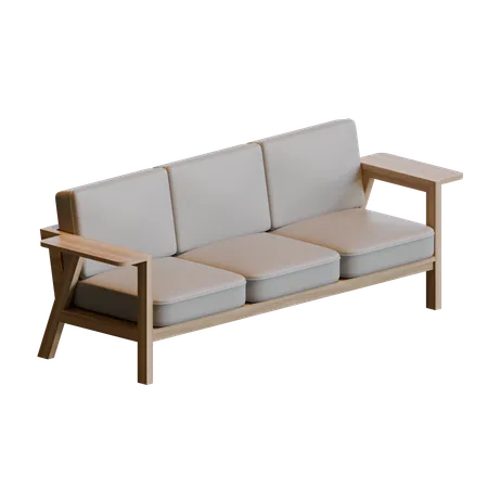 Sofa  3D Icon