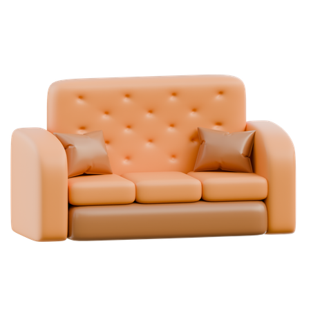 Sofá  3D Icon