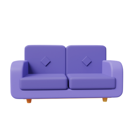 Sofa  3D Icon