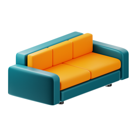Sofa  3D Icon