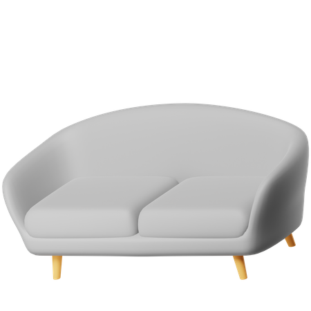 Sofá  3D Icon