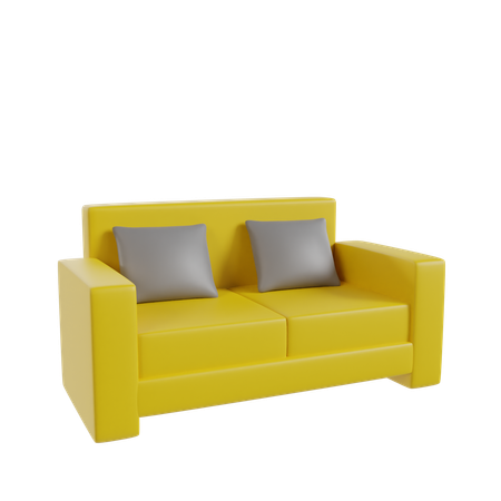 Sofa  3D Icon