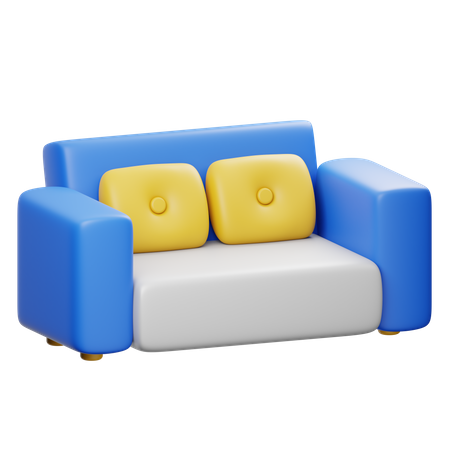 Sofa  3D Illustration