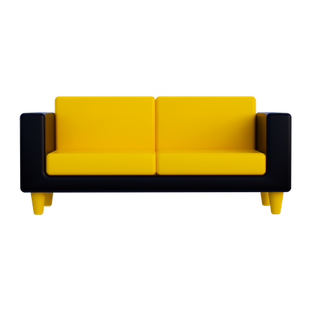 Sofa  3D Illustration