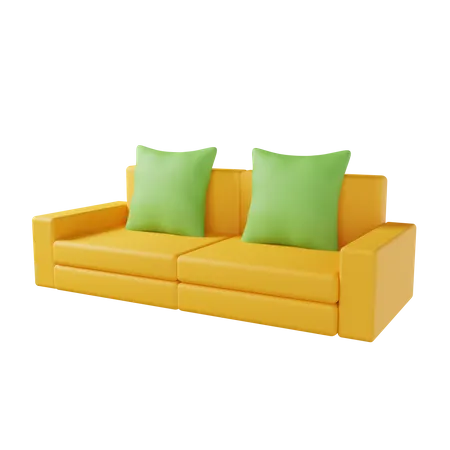Sofa  3D Illustration