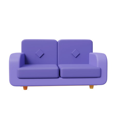 Sofa 3D Icon