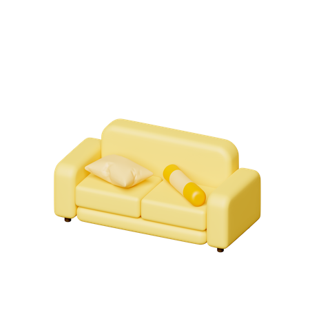 Sofá  3D Icon