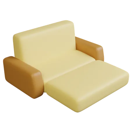 Sofa Bed  3D Icon