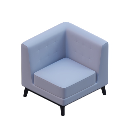 Canto do sofá  3D Icon