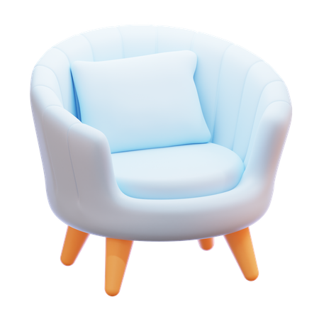 Sofa Chair  3D Icon