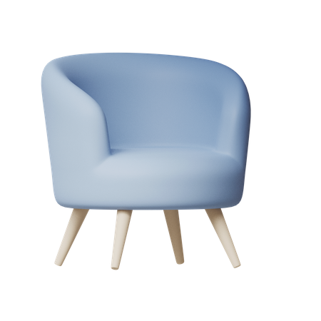 Sofa Chair 3D Icon