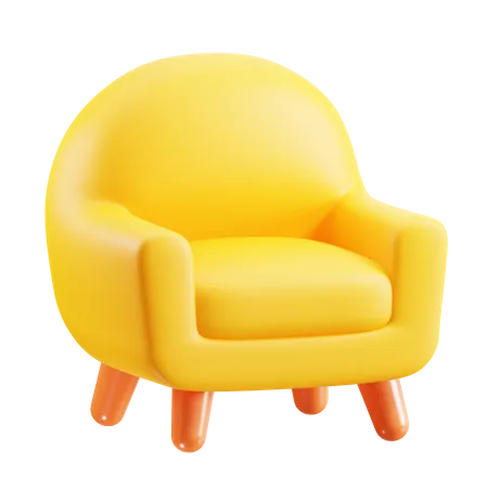 Sofa Chair  3D Icon