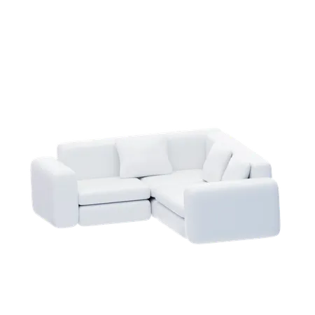 Sofa Corner  3D Icon