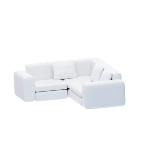 Sofa Corner  3D Icon