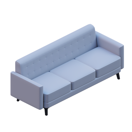 Sofá de esmoquin  3D Icon