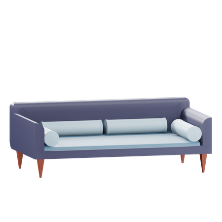 Sofá minimalista  3D Icon