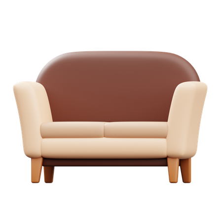 Sofá da sala  3D Icon