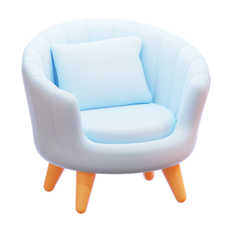 Sofá silla  3D Icon