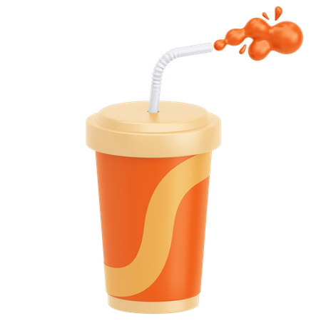 Soft Drink  3D Illustration