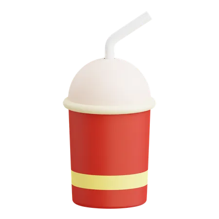 3 D Soft Drink Icon Illustration With Transparent Background 3D Icon