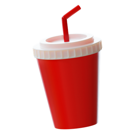 Soft Drink Cup  3D Icon