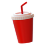 3d soft drink cup emoji