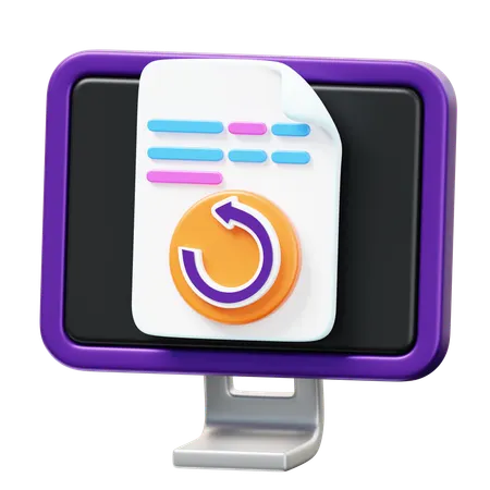 Soft Reset  3D Icon