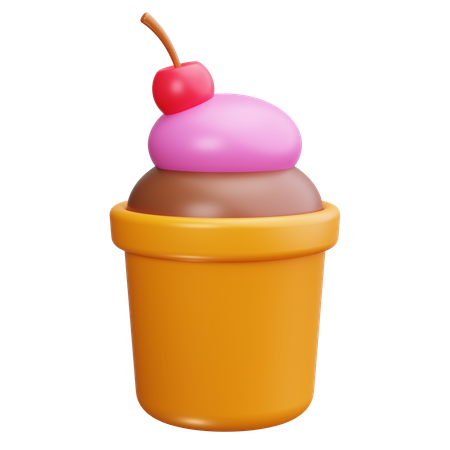 Soft Serve  3D Icon