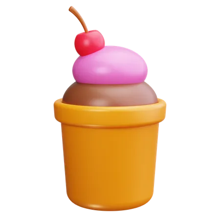 Soft Serve  3D Icon