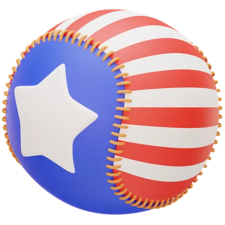 Softball Ball  3D Icon