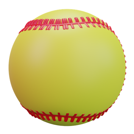 Softbol  3D Icon