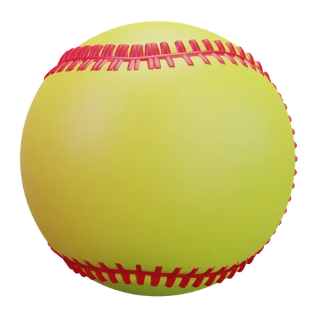 Softbol  3D Icon