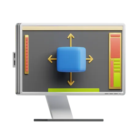 Software CAD  3D Icon